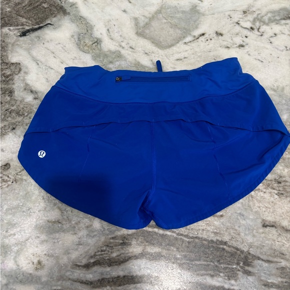 lululemon athletica Pants - lululemon athletica Women's Vibrant Blue Athletic Shorts, Size:4